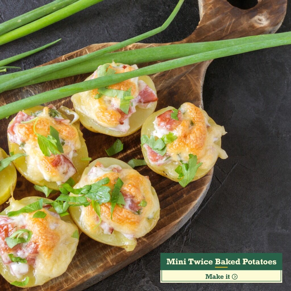 Mini Twice Baked Potatoes