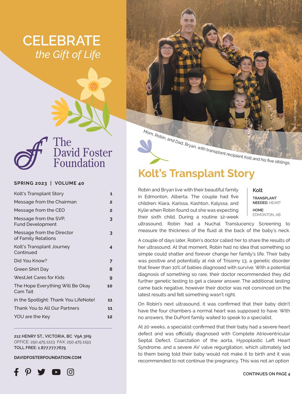 Read our Spring 2023 Newsletter