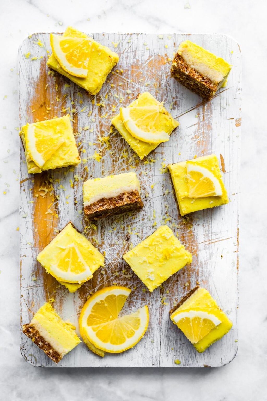 Lemon cheesecake bars (GF + DF)