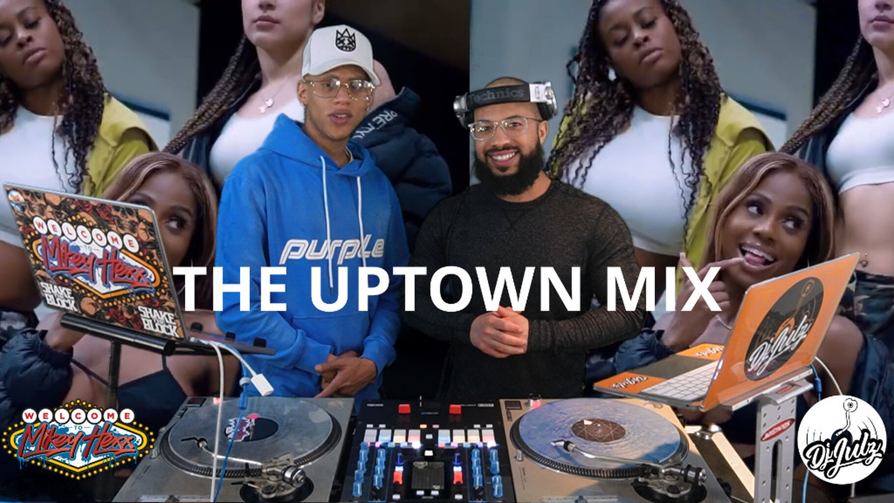 The Uptown Mix | Dj Mikey Hexx x Dj Julz B2B (Hip Hop, Reggaeton, Dembow & Jersey Club) (Video)