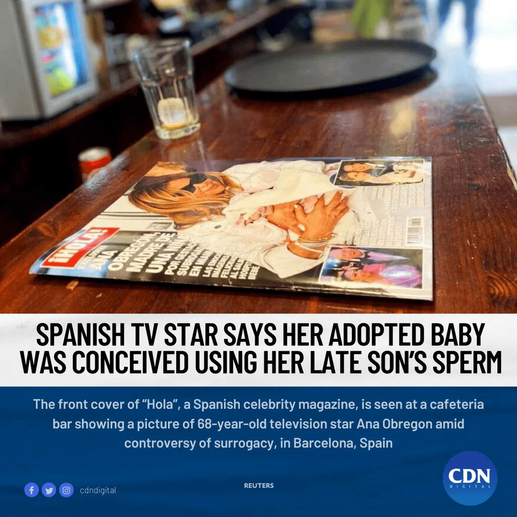Baby adopted in Spain