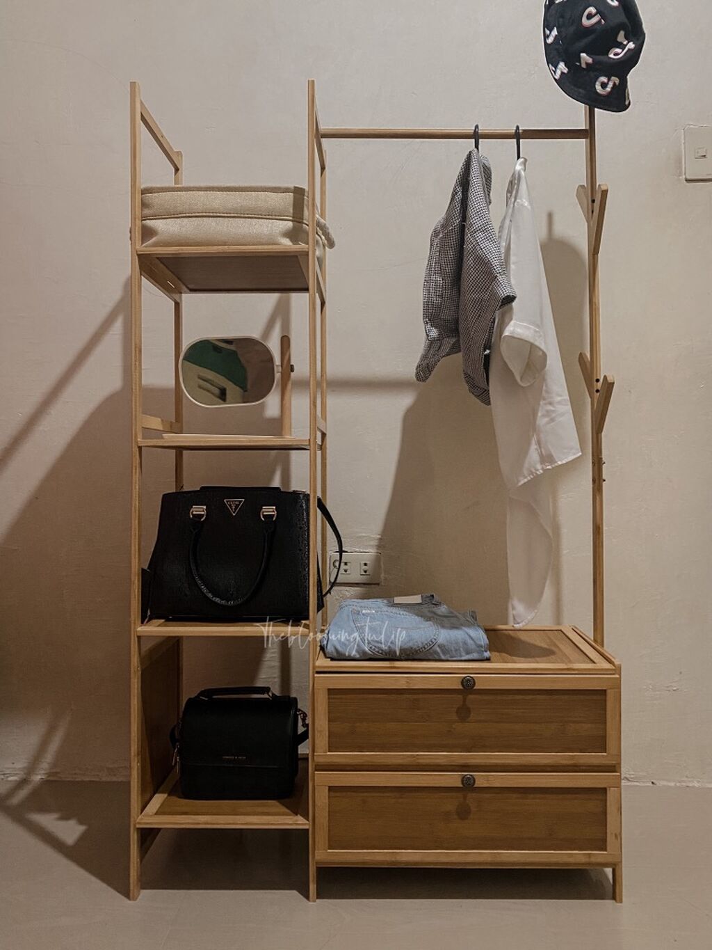 wooden rack