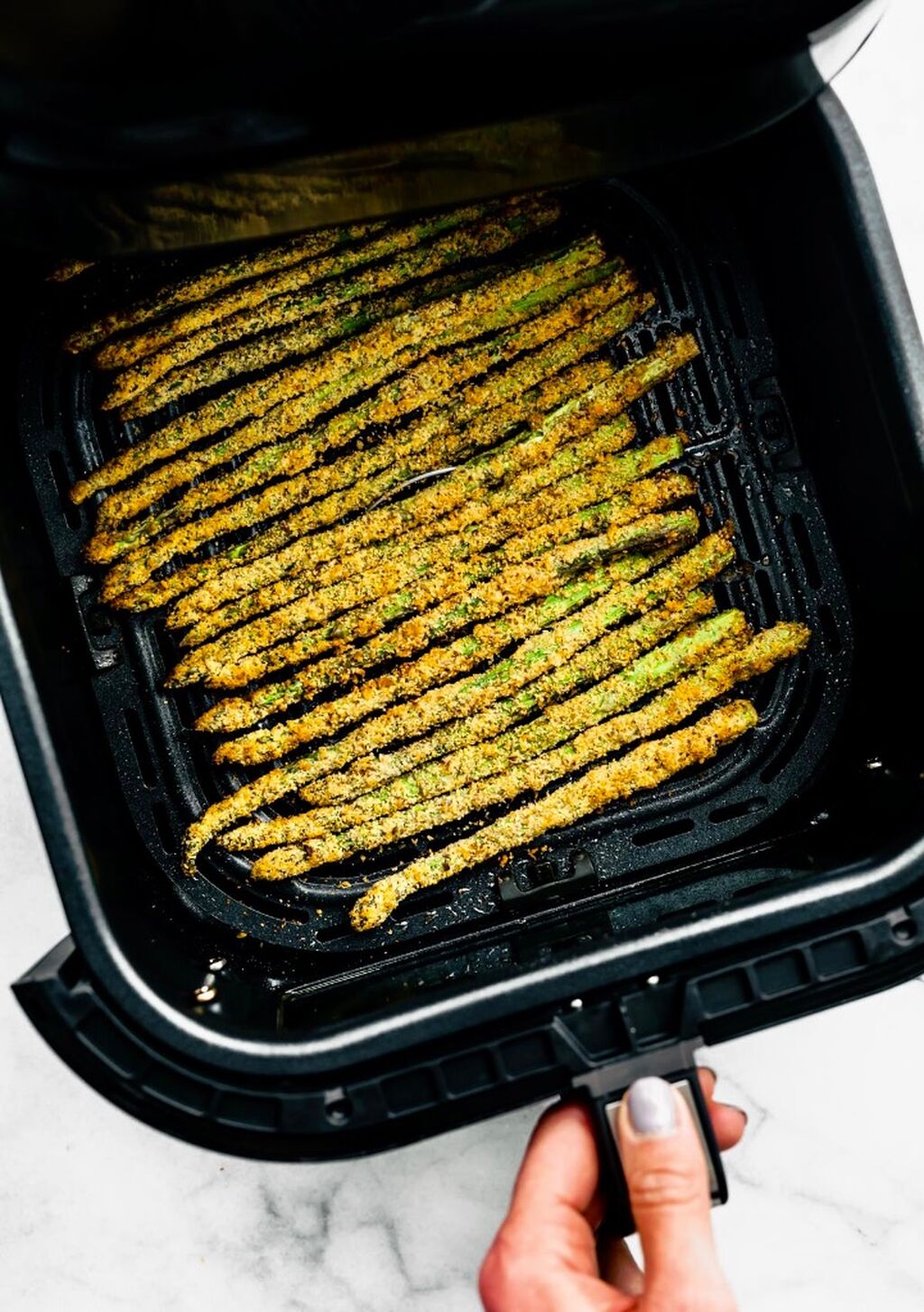 Air fryer asparagus fries 