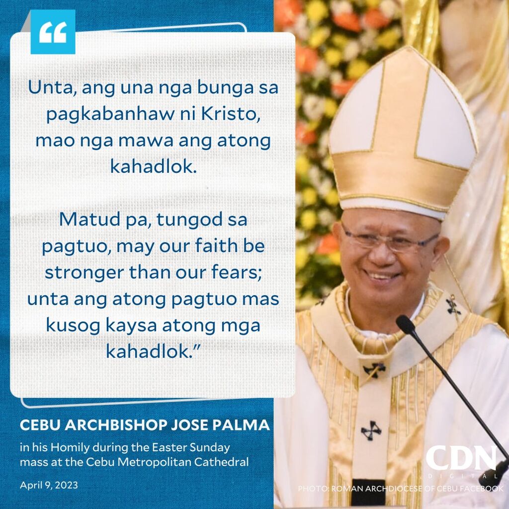 Palma&rsquo;s Easter Message: &lsquo;May our faith be stronger than our fears&rsquo;