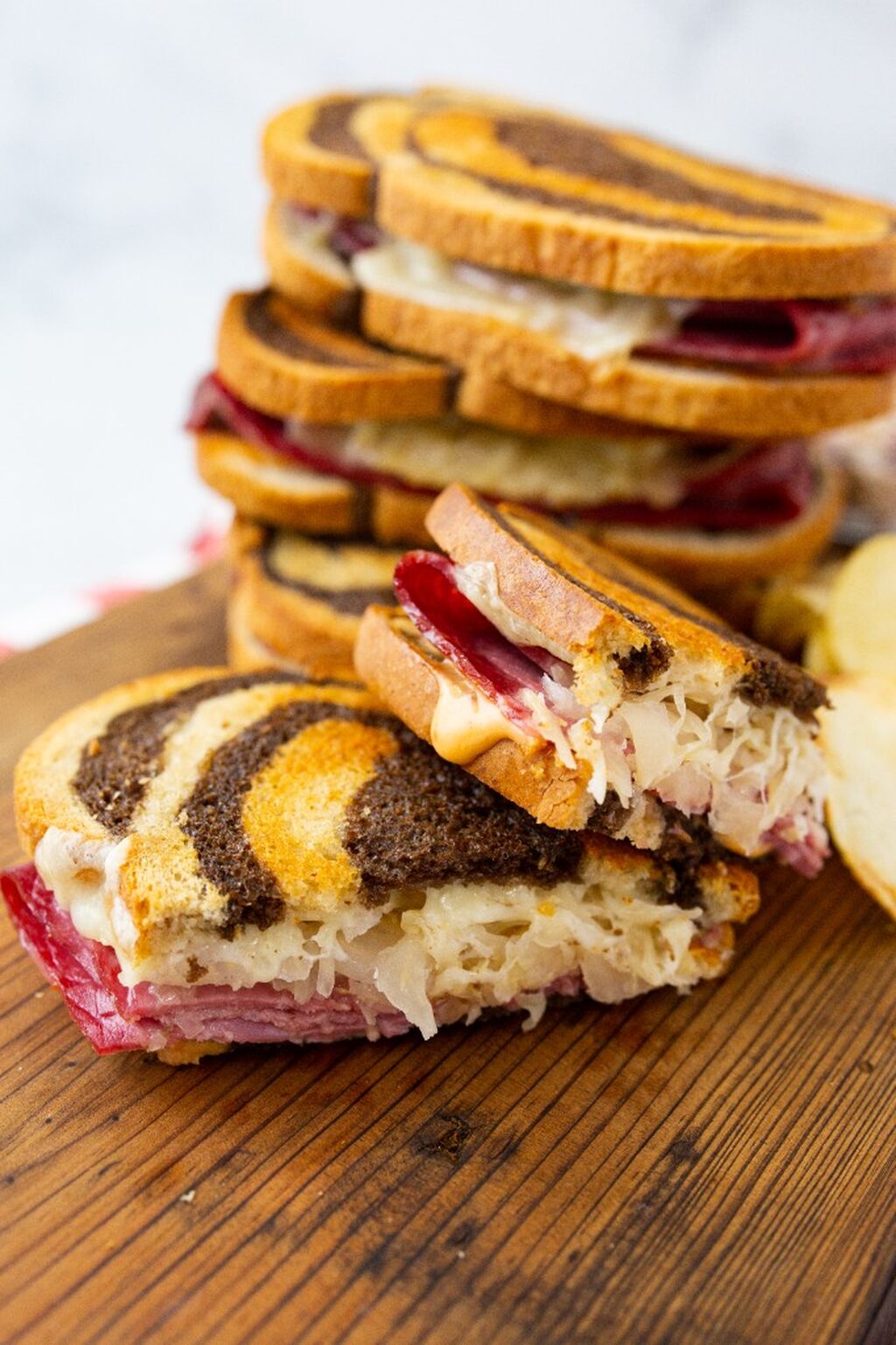 Air Fryer Reuben Sandwich