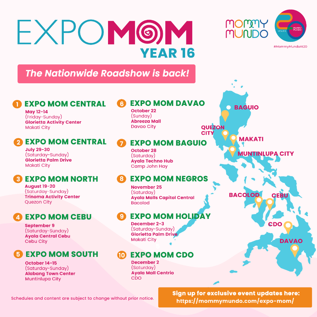 PRE-REGISTER for the EXPO MOM ROADSHOW