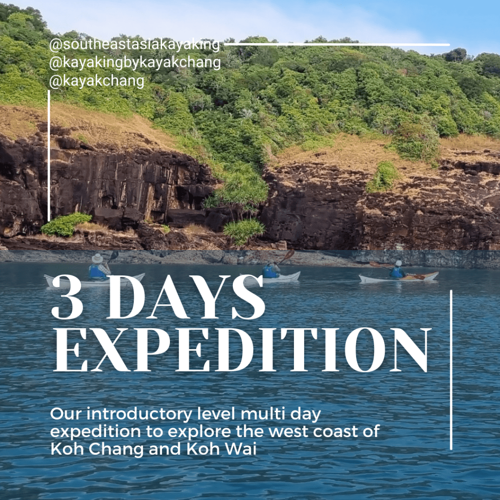 3 Days sea kayak expedition program