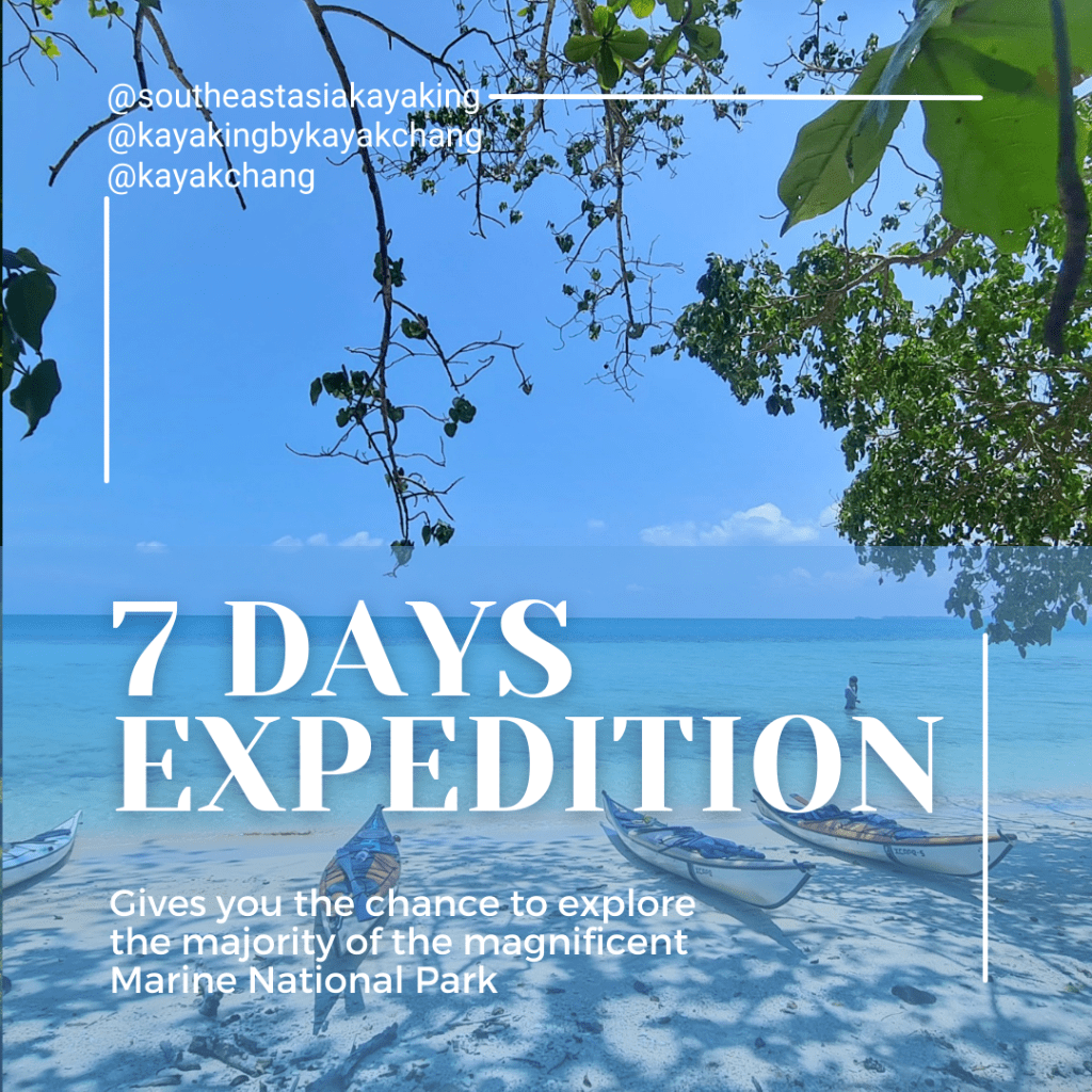 7 Days sea kayak expedition program