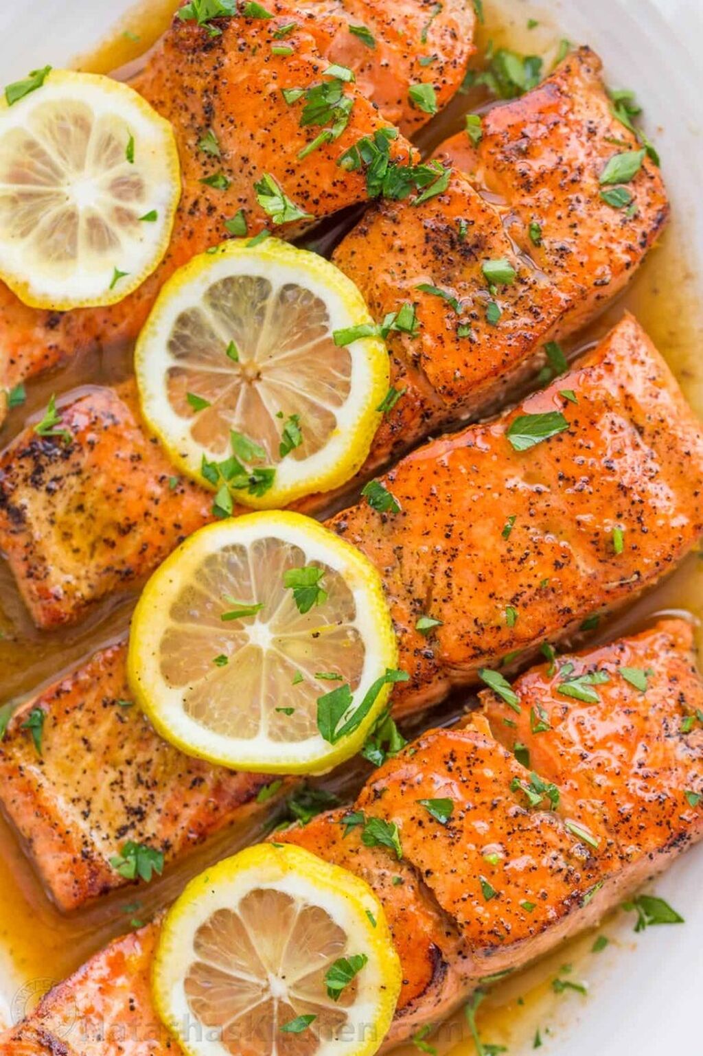 Pan-Seared Salmon with Lemon Butter
