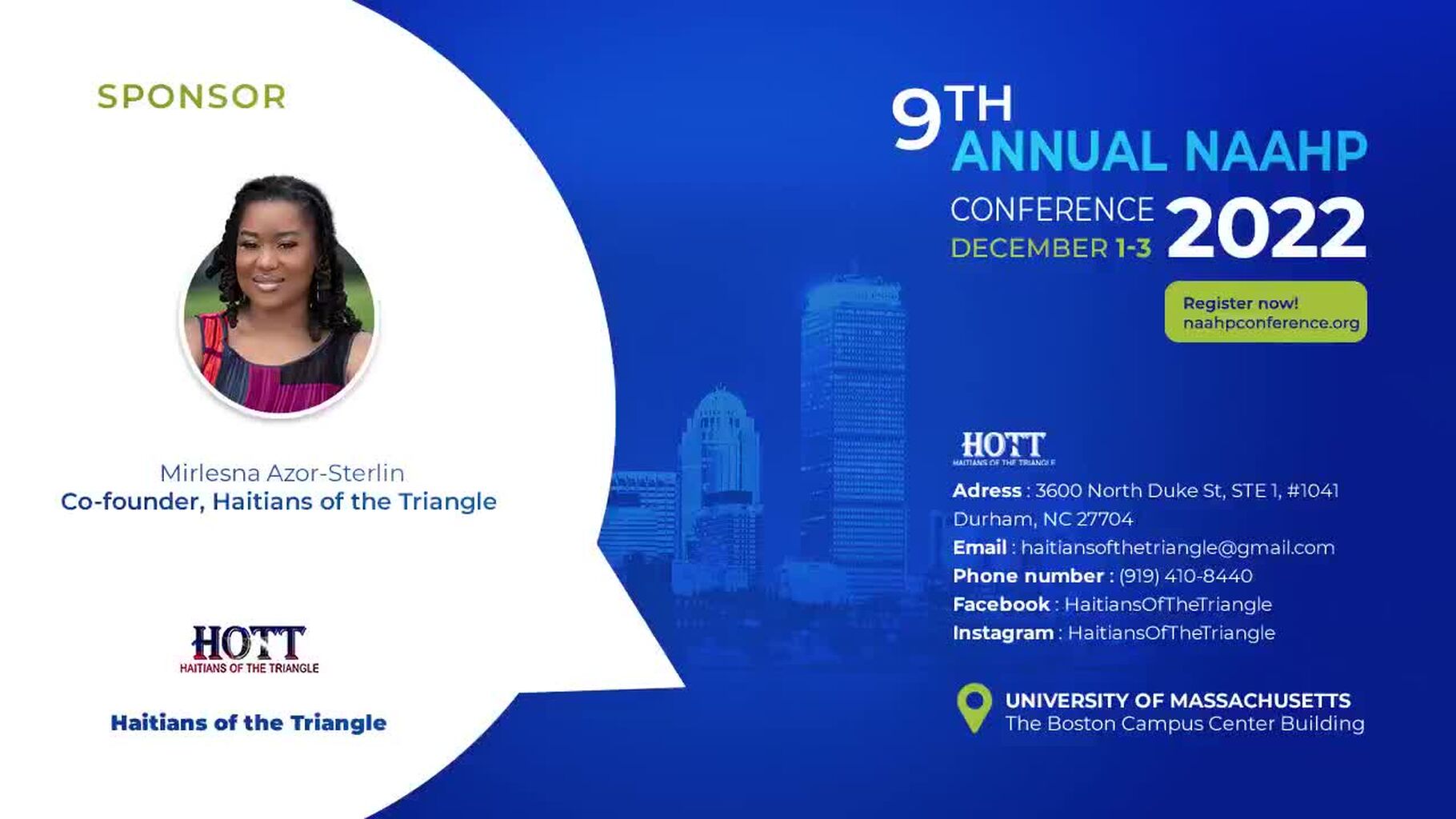 NAAHP on LinkedIn: Conversations with Sponsors: Haitians of the Triangle