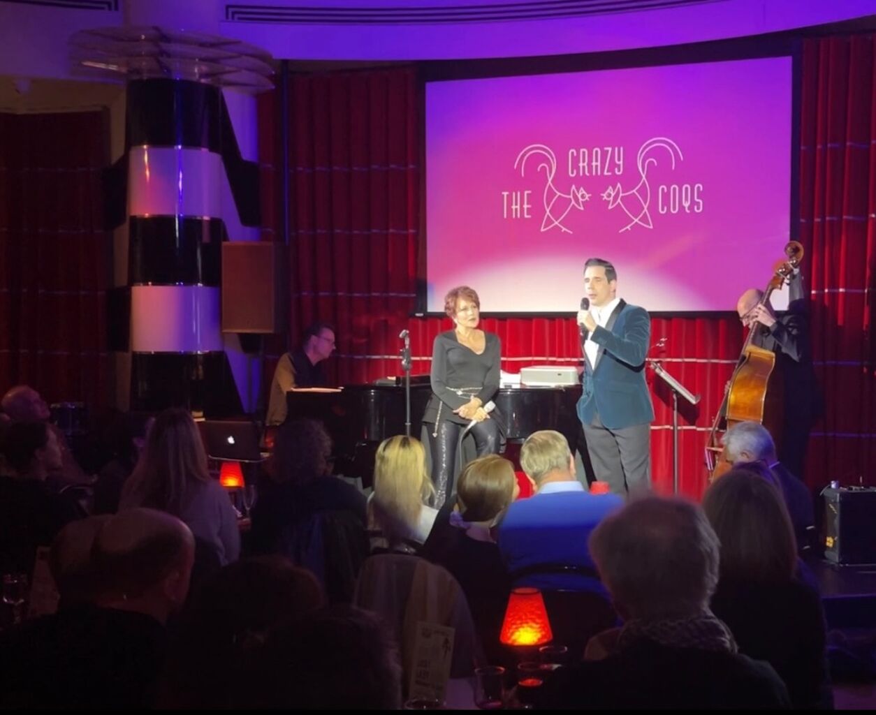Dan Burton performing &lsquo;What Kind of fool am I?&rsquo; And finale with Lorna Luft at the Crazy Coqs London - April 2023