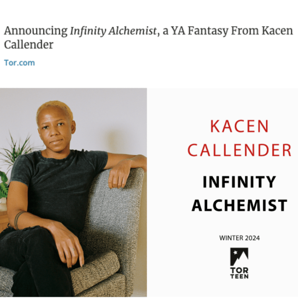 Announcing Infinity Alchemist by Kacen Callender