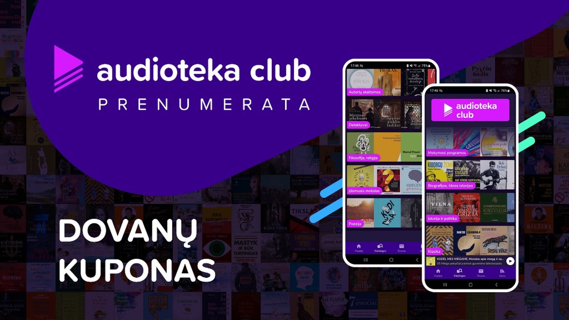Audioteka Club dovanų kuponas