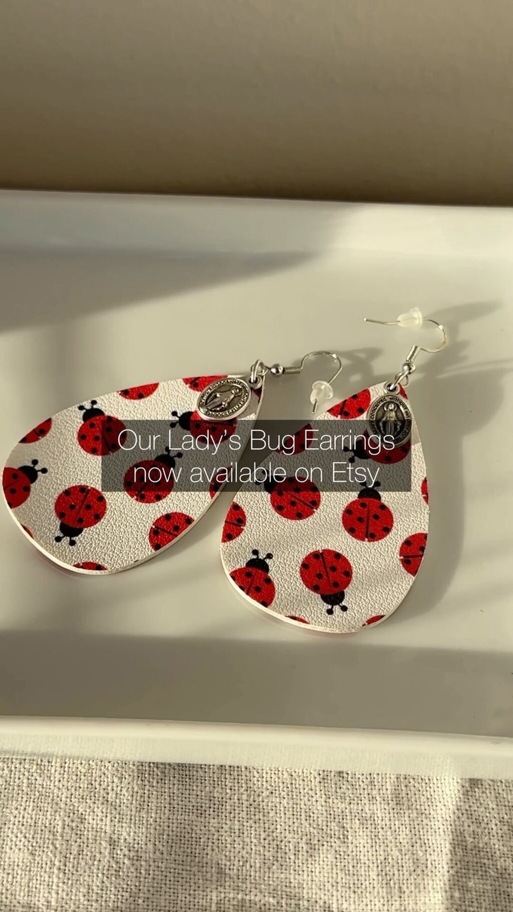 Our Lady&rsquo;s Bug Earrings