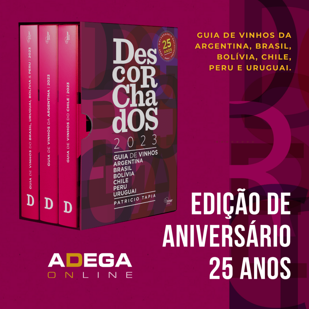 Guia de Vinhos da Argentina, Brasil, Bol&iacute;via, Chile, Peru e Uruguai.  Edi&ccedil;&atilde;o de anivers&aacute;rio - 25 anos.