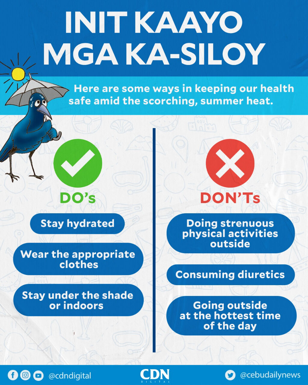 Scorching summer and heat index: Dos and Don&rsquo;ts