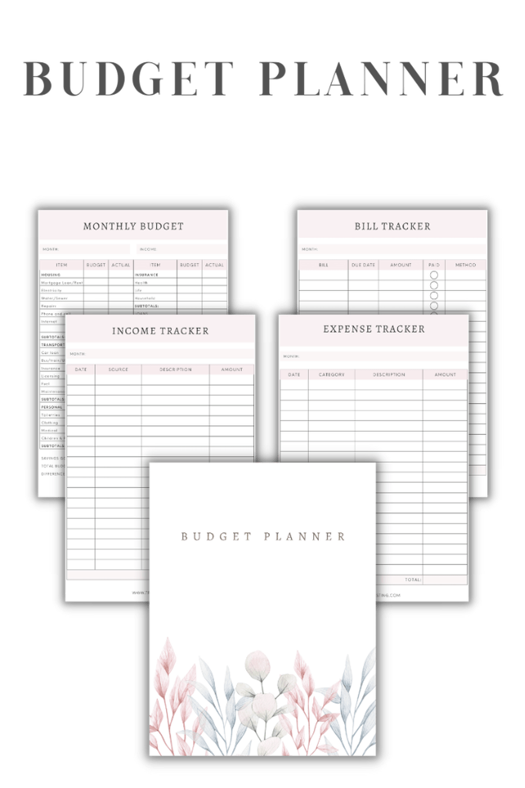 5-Page Budget Planner Download