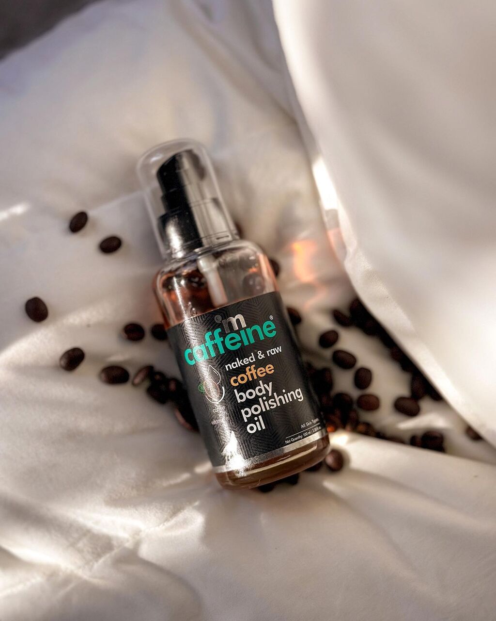 M.Caffeine body polishing oil