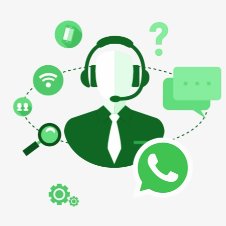 Suporte ao cliente no WhatsApp