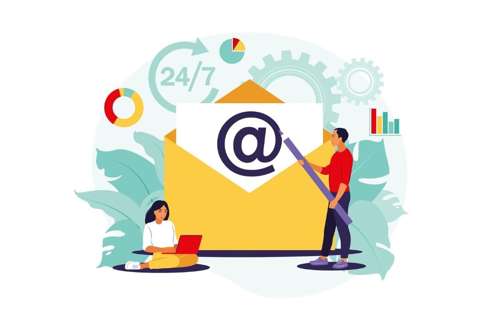 Suporte ao cliente no E-mail