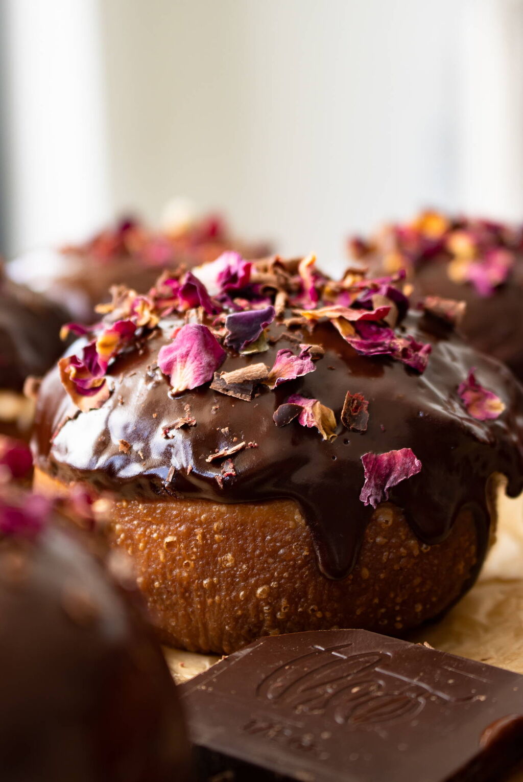 Cardamom & Rose Brioche Doughnuts