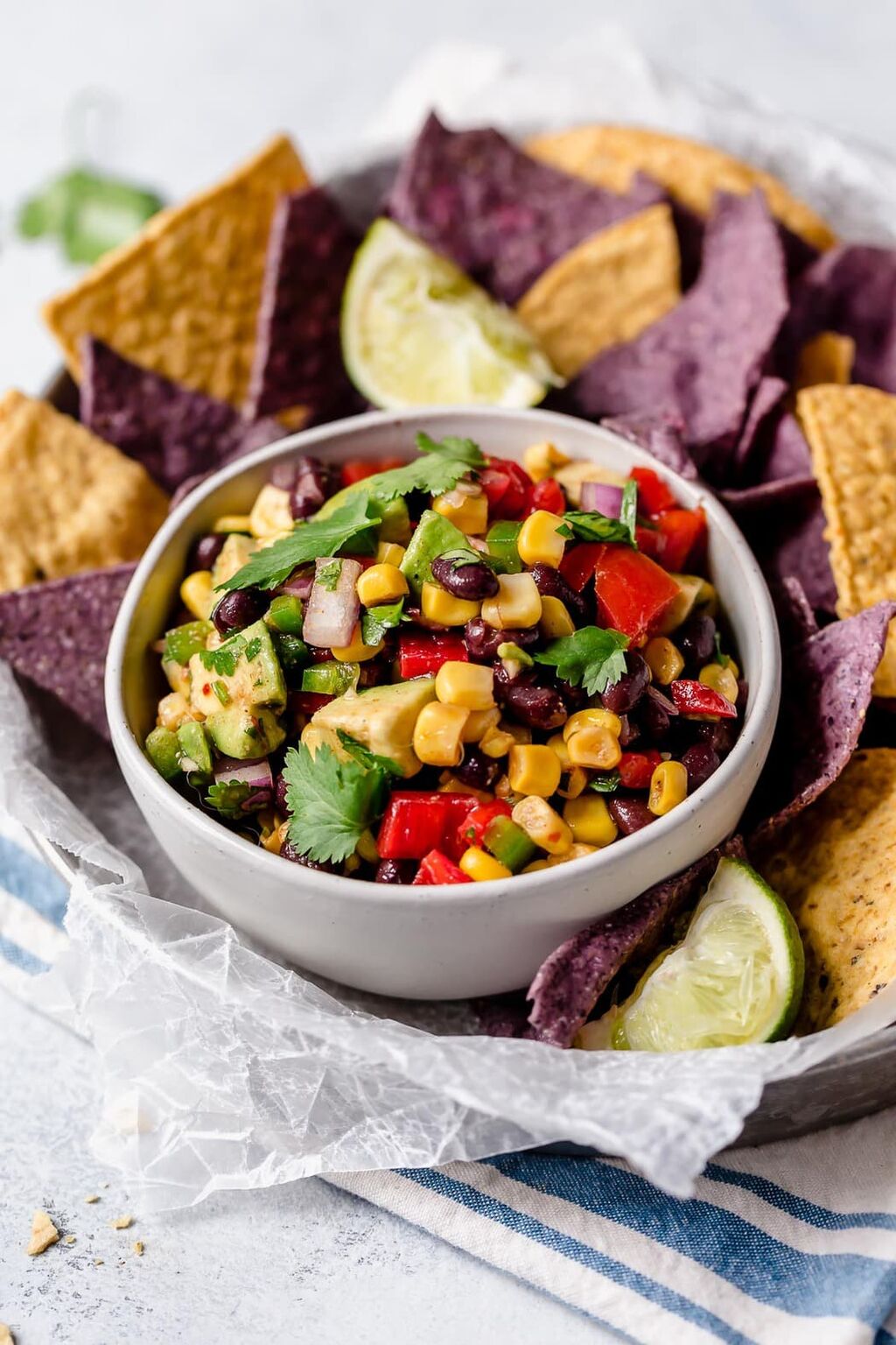 Black Bean and Corn Salsa with Avocado (Fresh and Healthy)