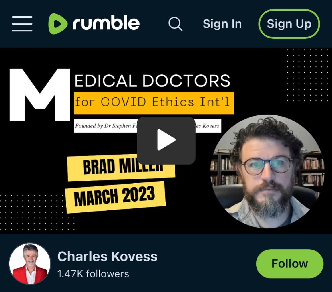 &lsquo;My Integrity and Oath are Intact&rsquo; w/ Medical Doctors for Covid Ethics 