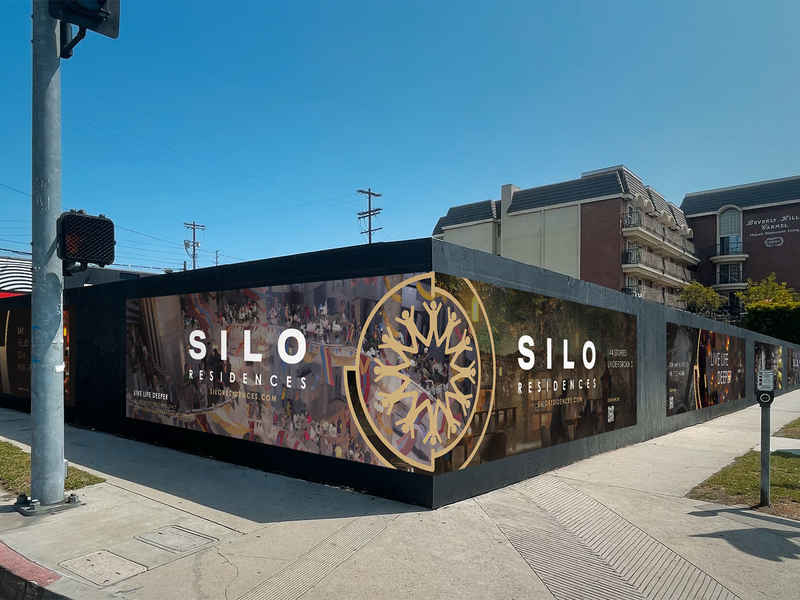 Creepy ads at L.A. construction site promise a real-estate development 144 stories underground