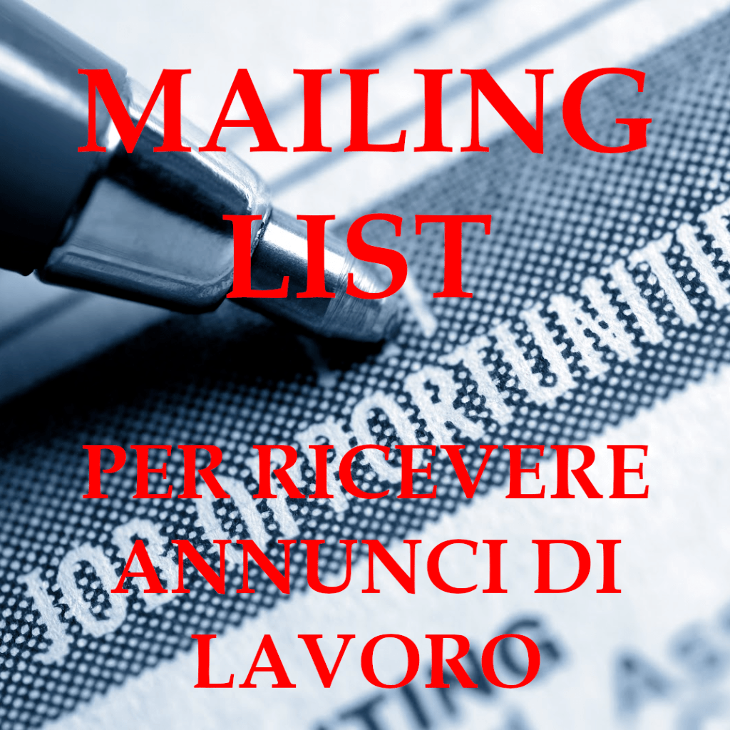 ISCRIZIONE ALLA MAILING LIST DI EFPP (STUDENTI ED EX)