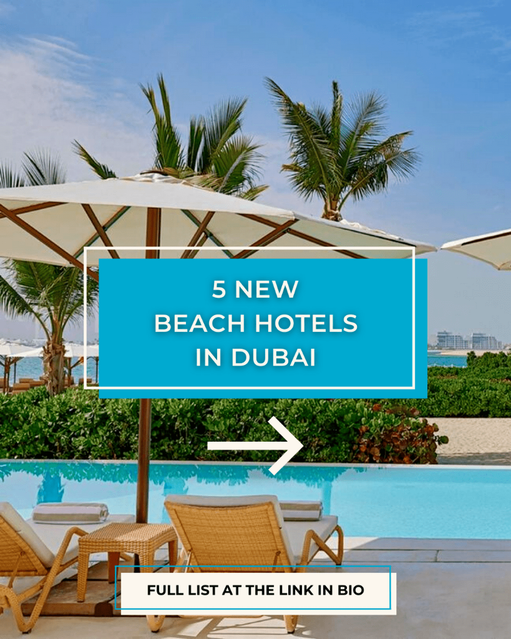 5 New Beach Hotels in Dubai