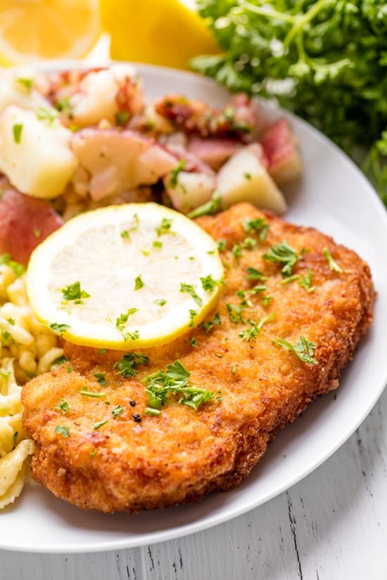 Authentic German Schnitzel