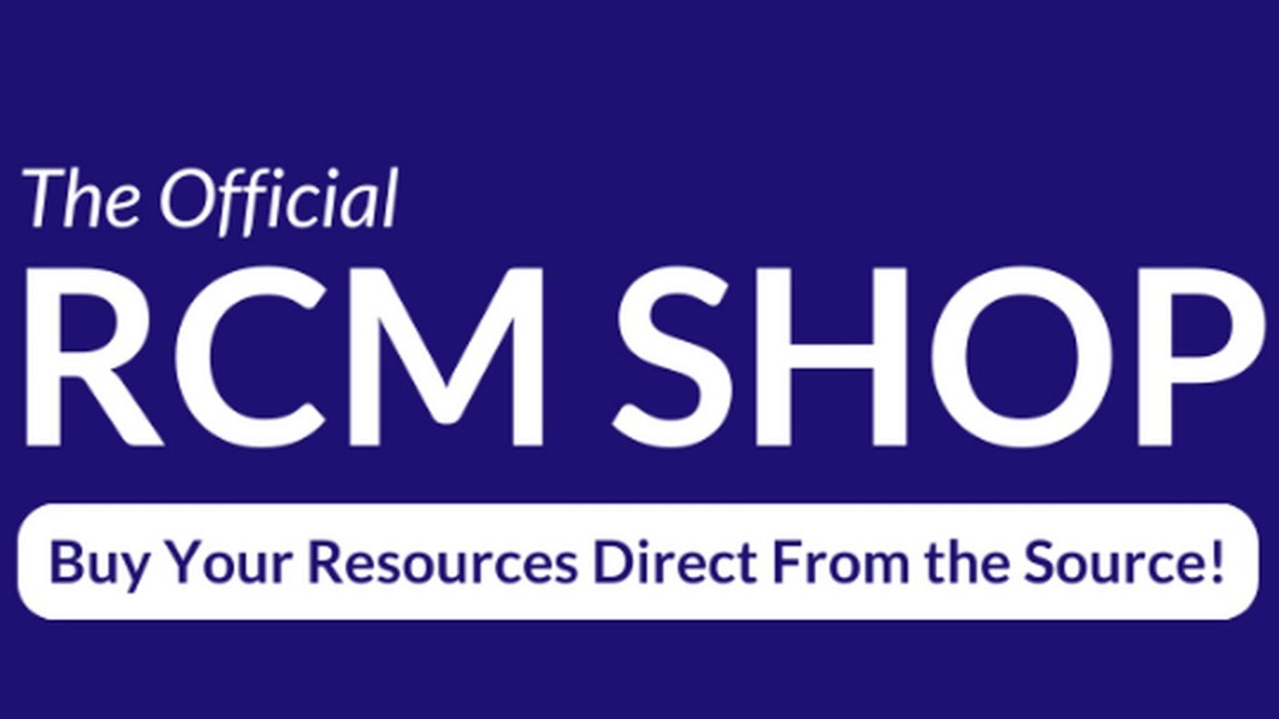 The Official RCM Shop