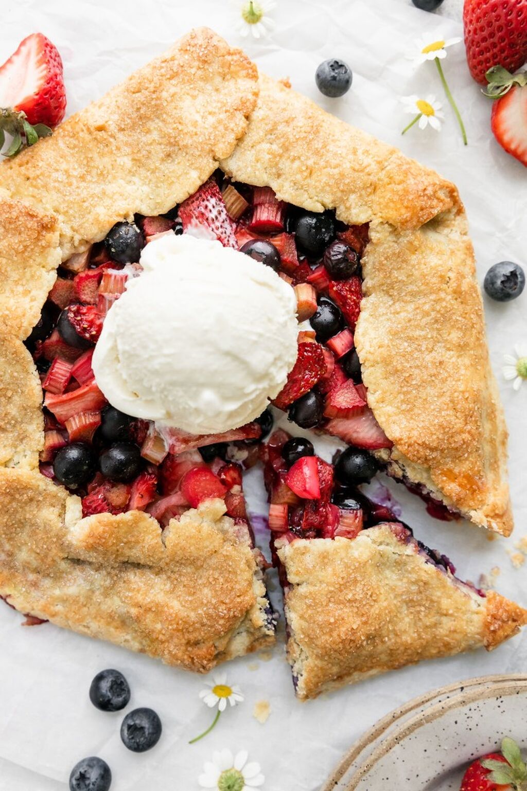 Strawberry Rhubarb Galette (Carousel)