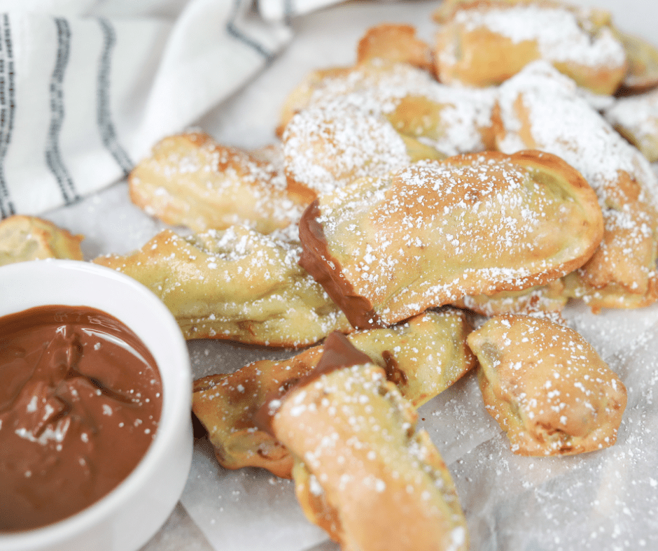 Air Fryer Banana Pancake Dippers - Fork To Spoon