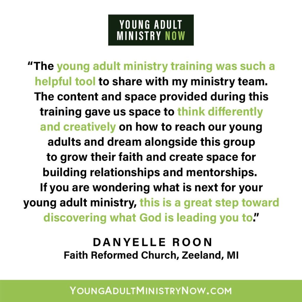 Young Adult Ministry Now Half Day Training