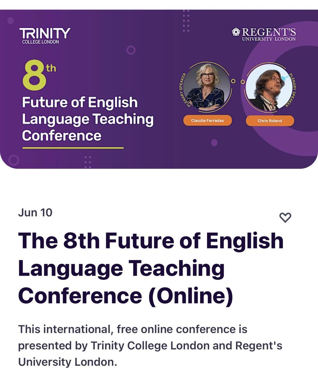 Future of ELT conference