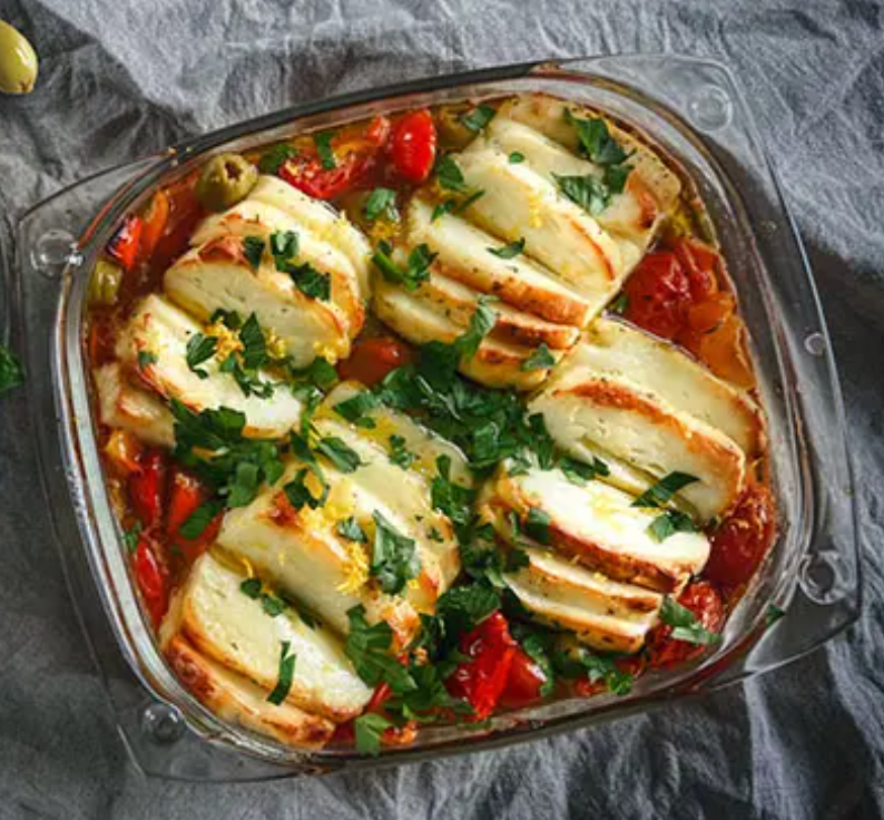 Hasselbacks Halloumi