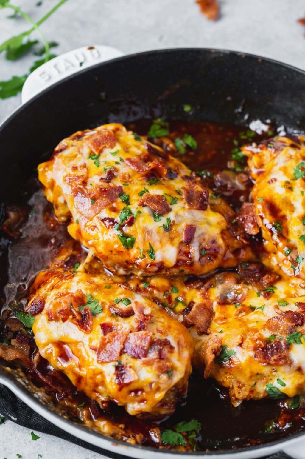 Cheesy Bacon BBQ Chicken
