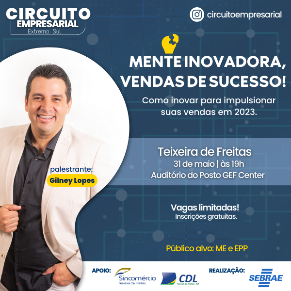 TEIXEIRA DE FREITAS - 31/05 &Agrave;S 19H
