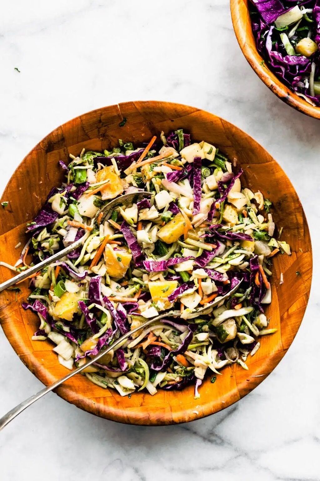 Easy pineapple coleslaw 