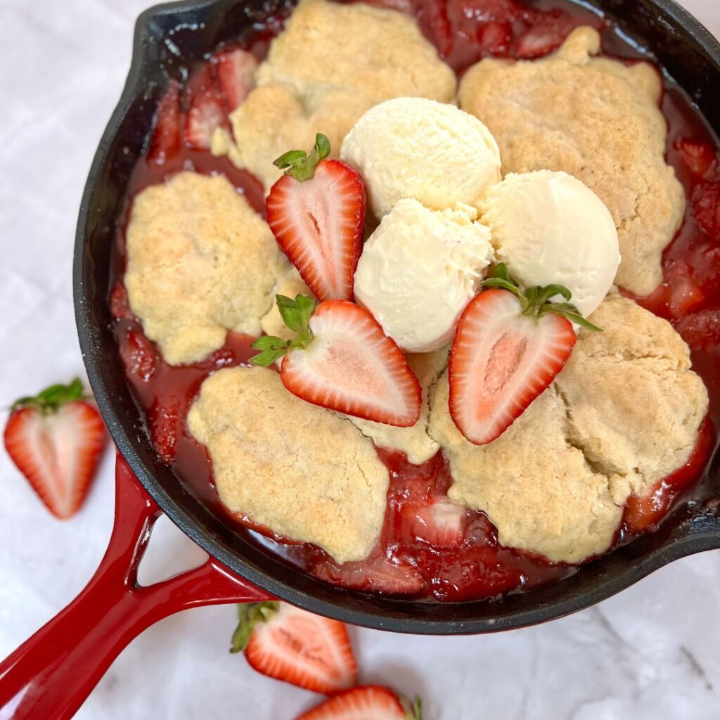 Strawberry Cobbler