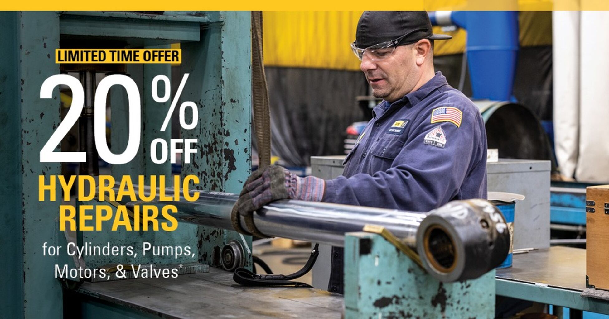 20% off Hydraulic Repairs