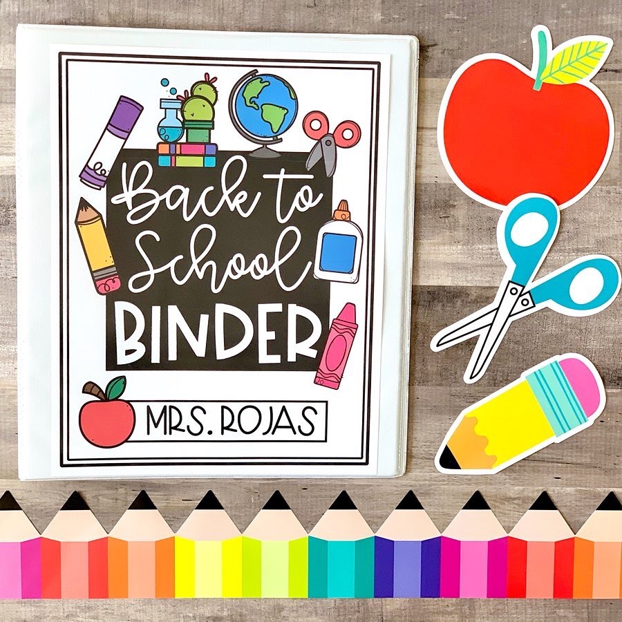 Back to School Binder