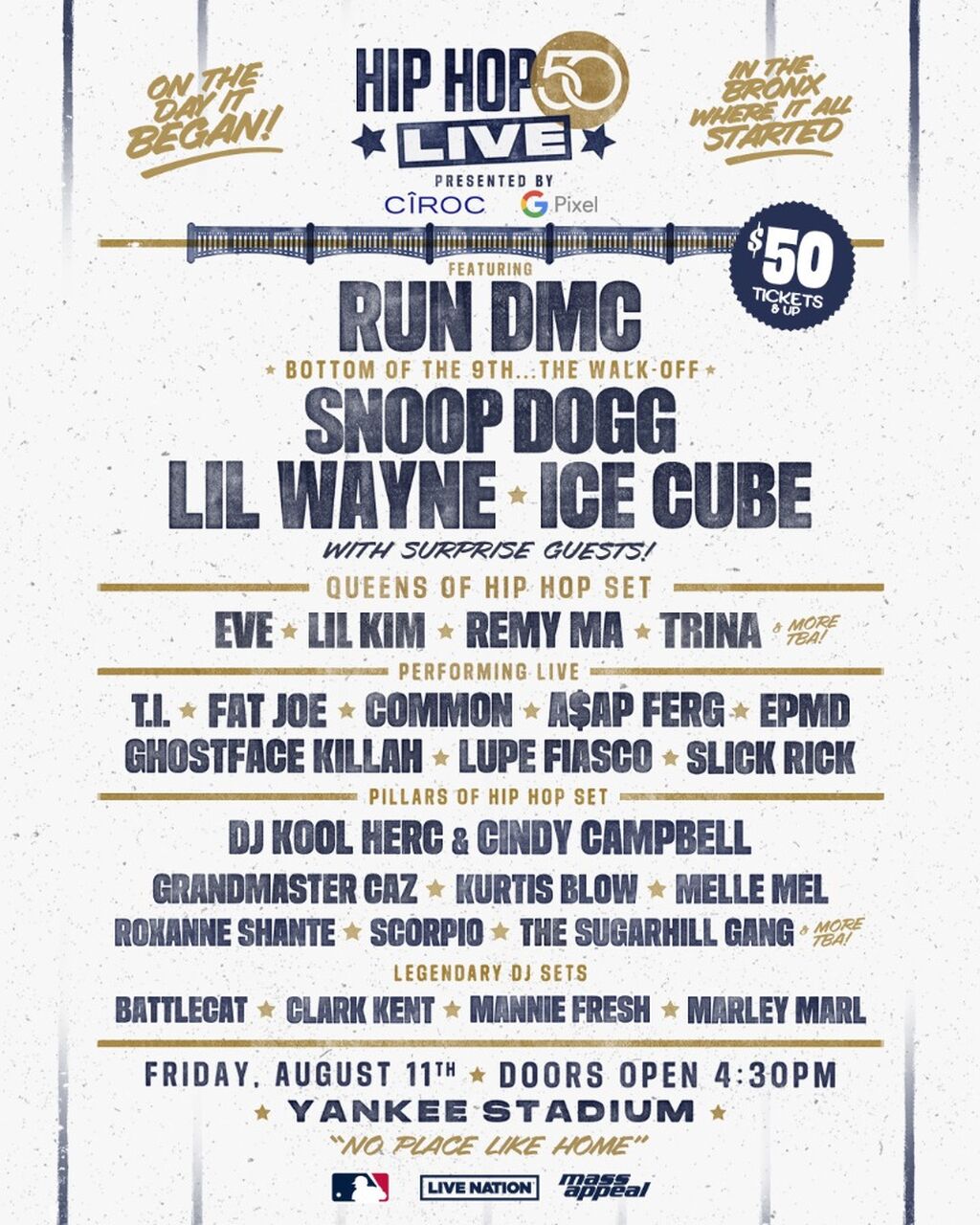 HH50 Live @ Yankee Stadium