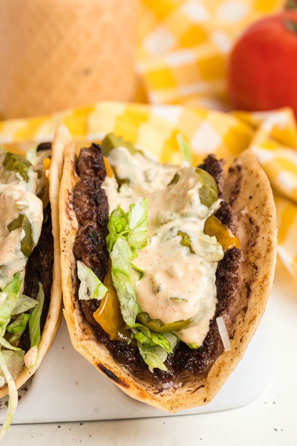 Smash Burger Tacos
