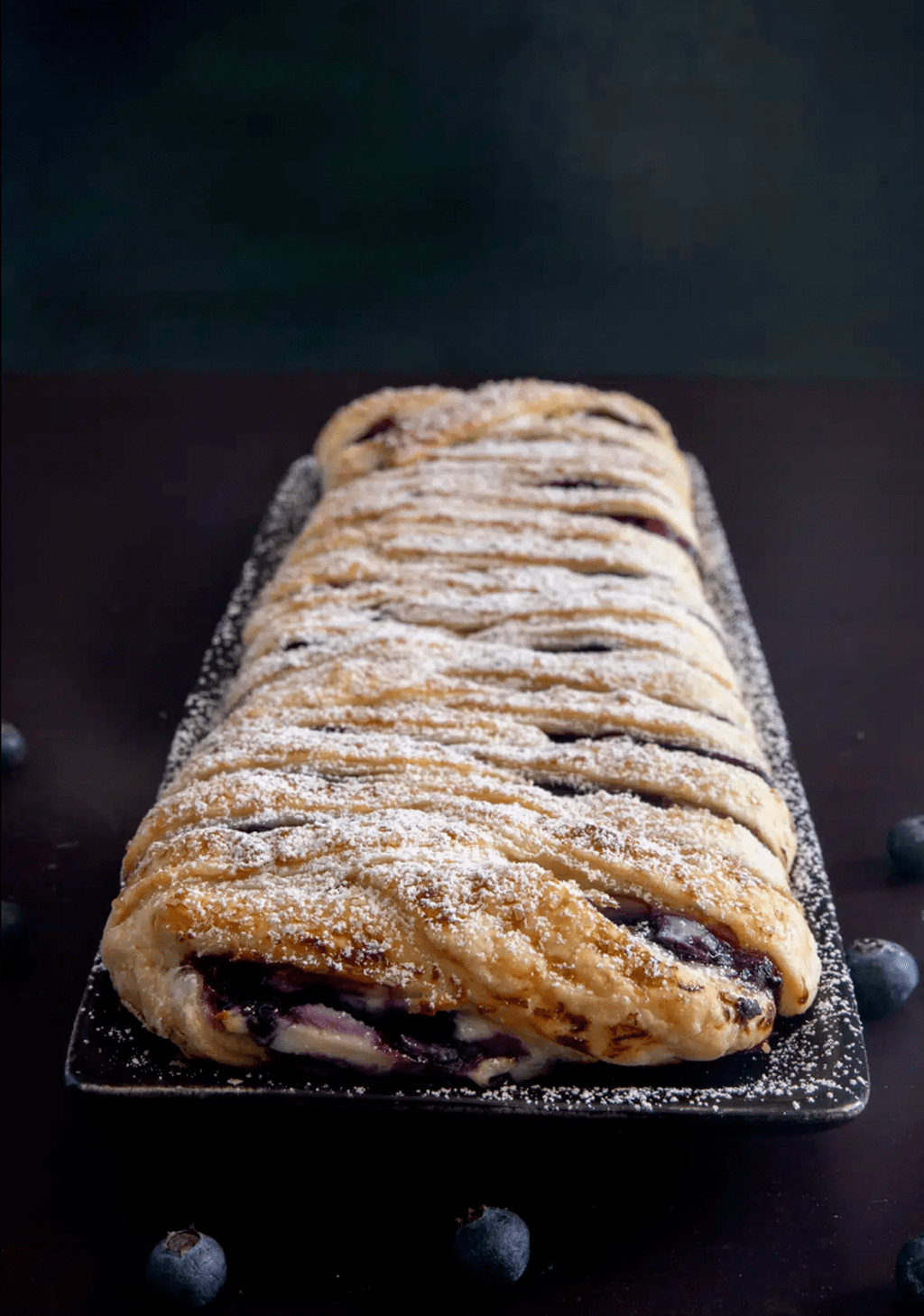 Ricotta Blueberry Strudel