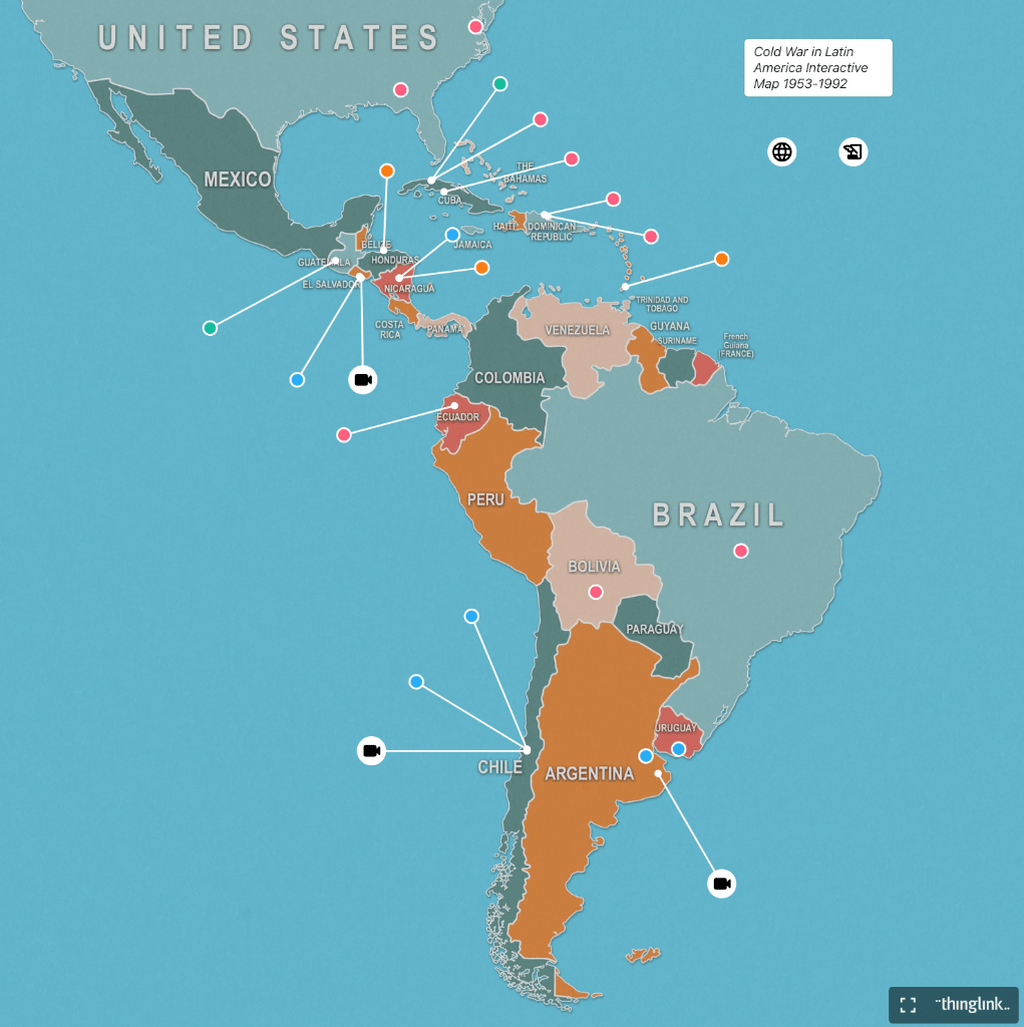 Interactive Map: Understanding the Cold War in Latin America