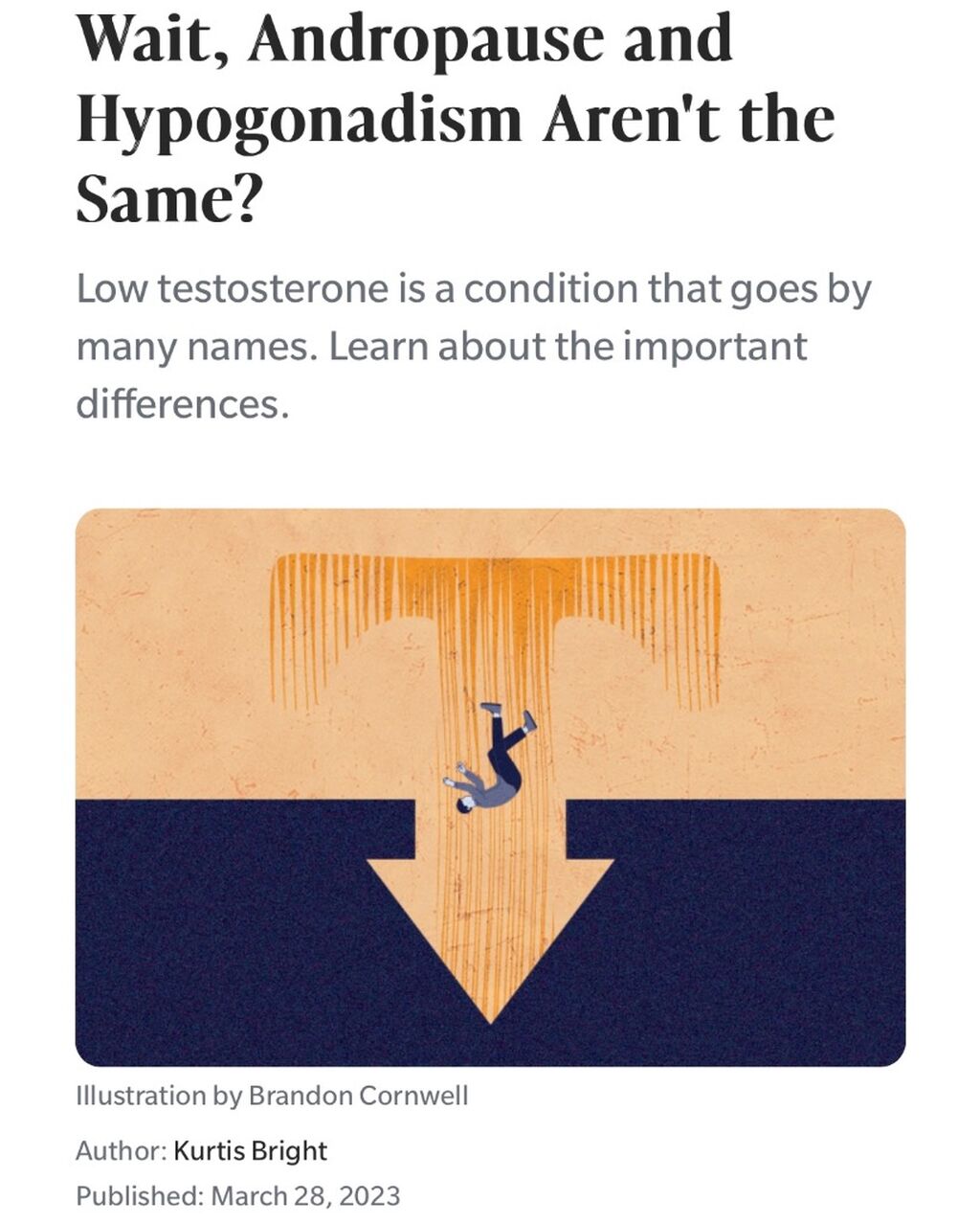 Andropause and hypogonadism