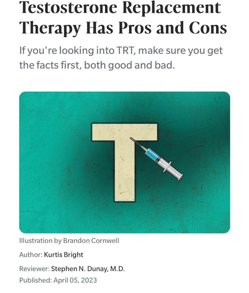 Testosterone therapy