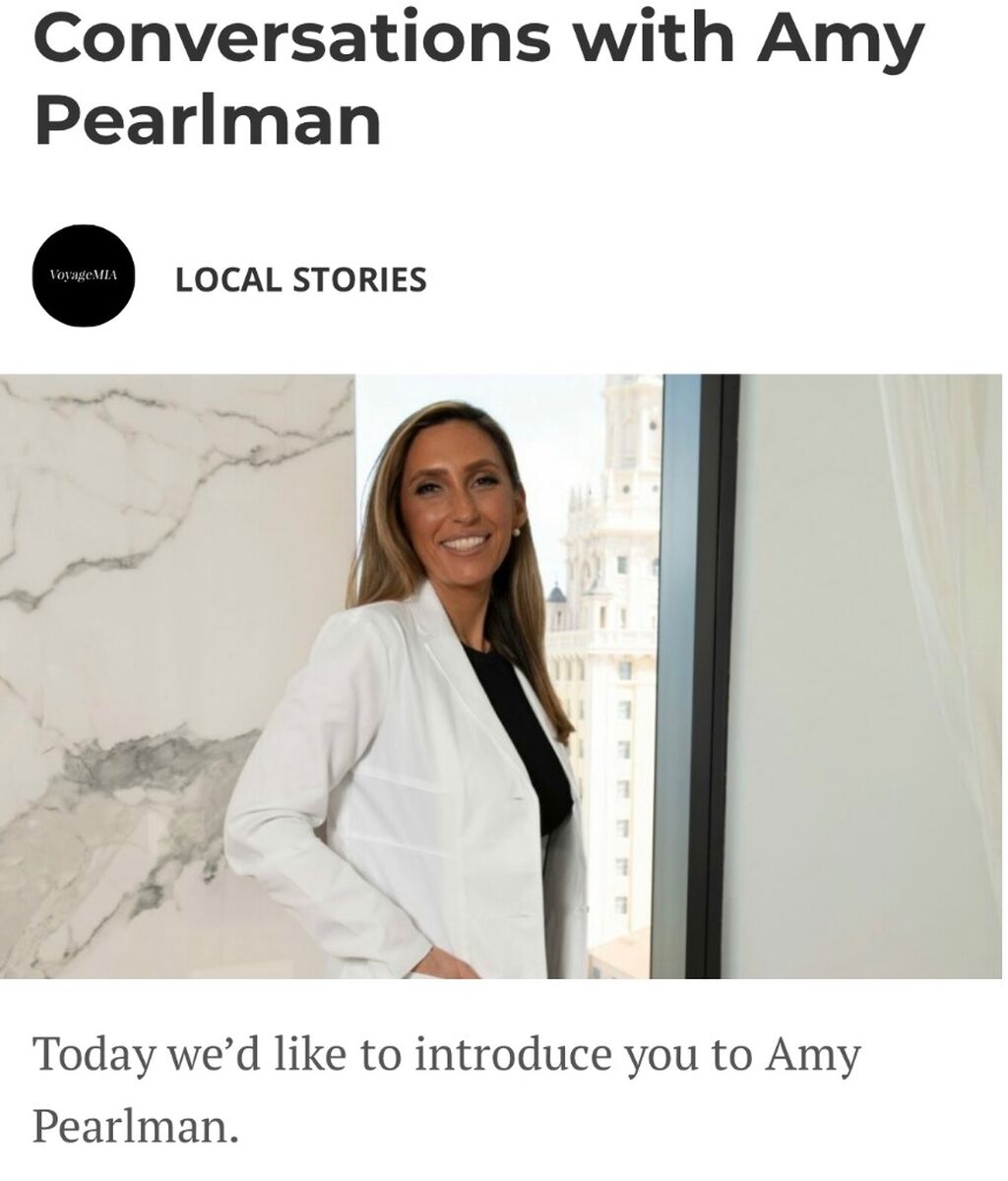 Conversations with Amy Pearlman